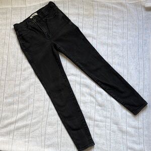 Madewell Women's Dark Black Skinny Jeans
